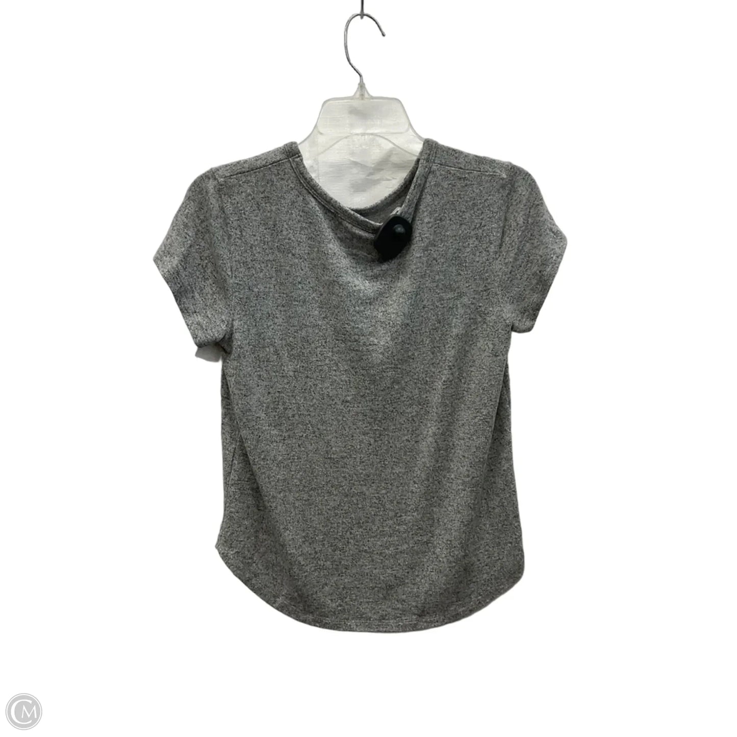 Top Short Sleeve By Abercrombie And Fitch In Grey, Size: S