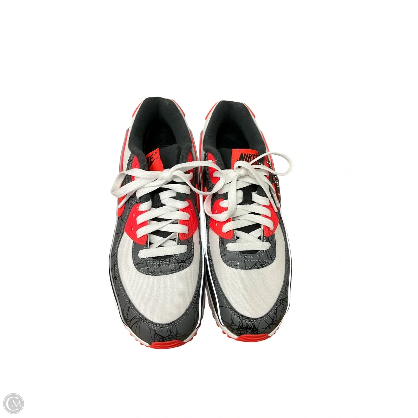 Shoes Athletic By Nike In Grey & Red, Size: 8