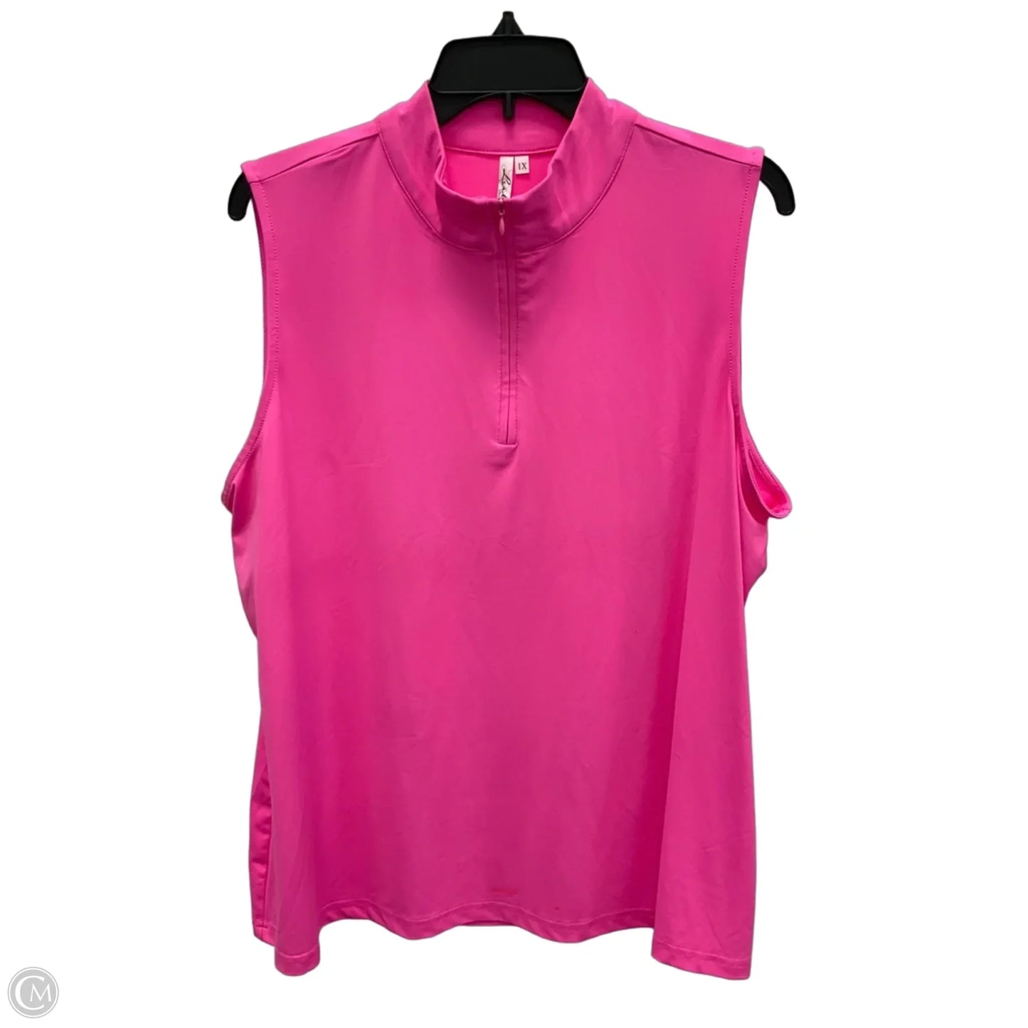 Top Sleeveless By Lulu B In Pink, Size: 1x