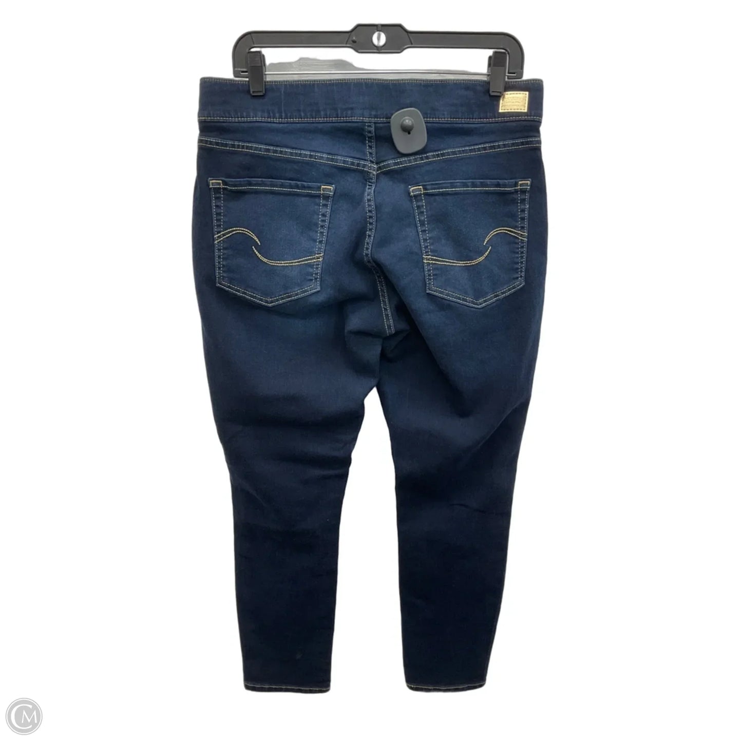 Jeans Skinny By Levis In Blue Denim, Size: 14
