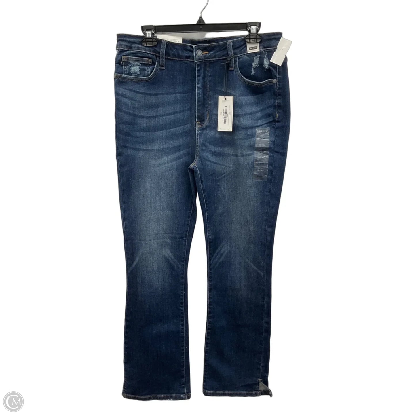 Jeans Boot Cut By Judy Blue In Blue Denim, Size: 14