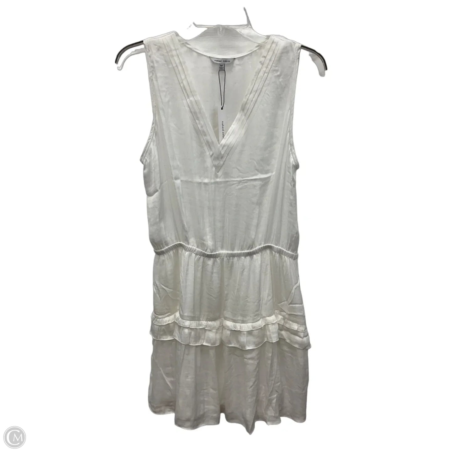 Dress Casual Short By Naked Zebra In White, Size: M