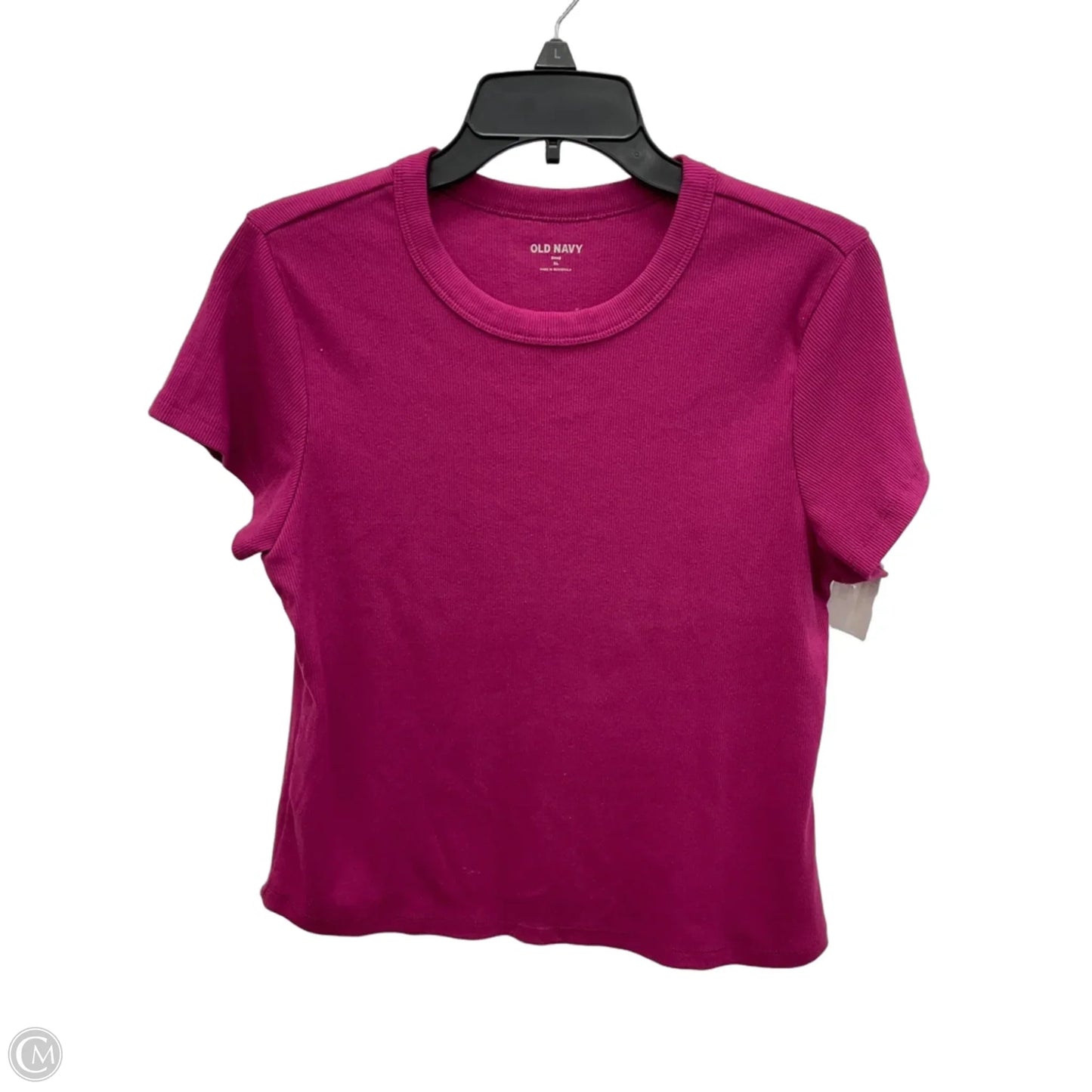 Top Short Sleeve Basic By Old Navy In Pink, Size: Xl