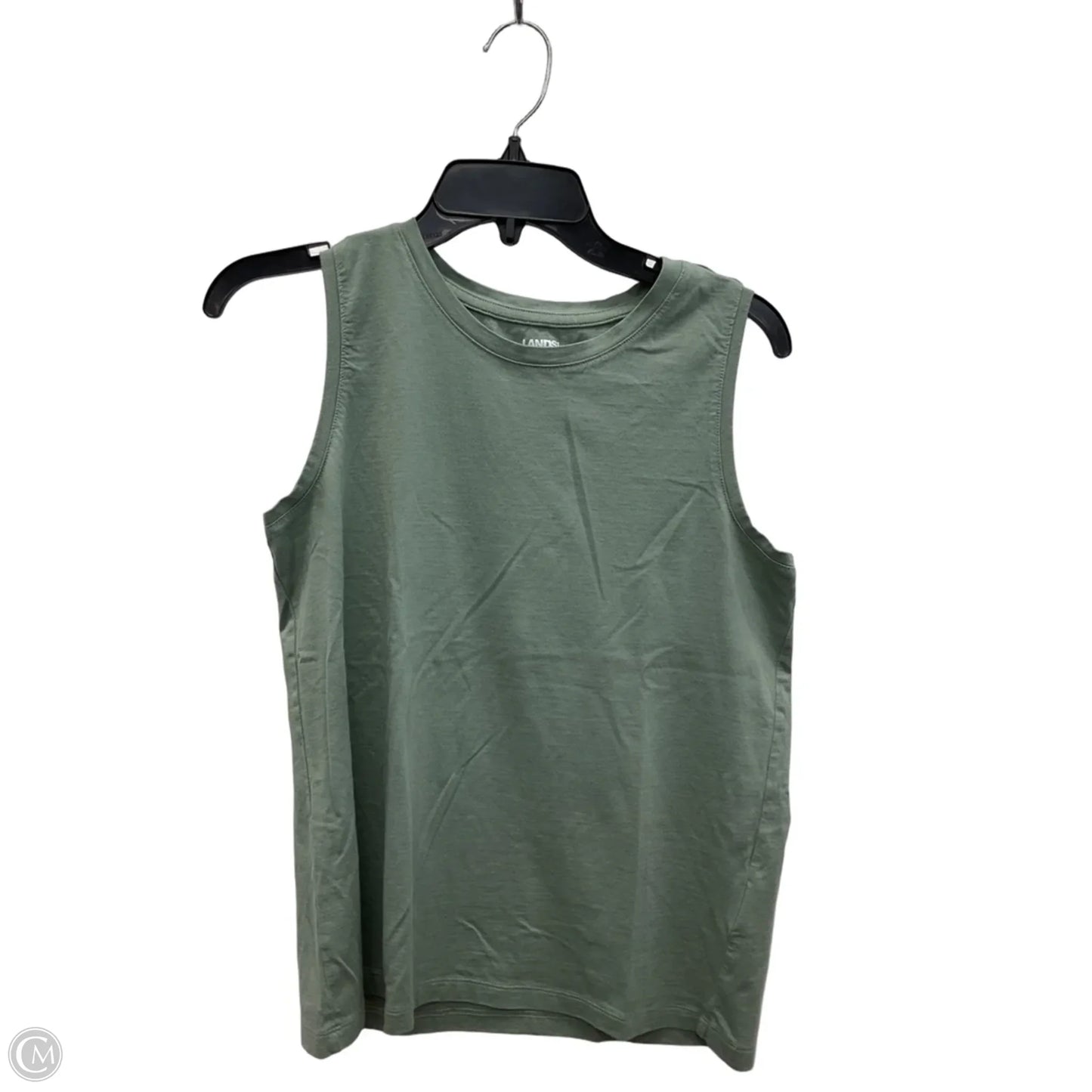 Top Sleeveless Basic By Lands End In Green, Size: Mp