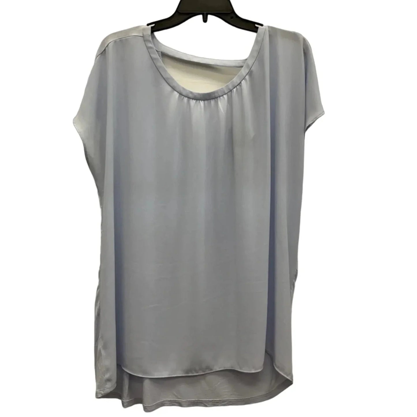 Top Short Sleeve Basic By Loft In Blue, Size: Xl