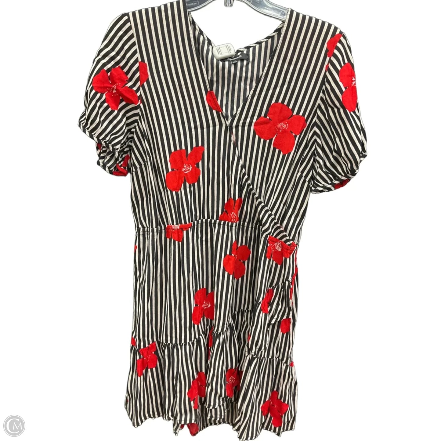 Dress Casual Short By Madewell In Black & Red, Size: Xl