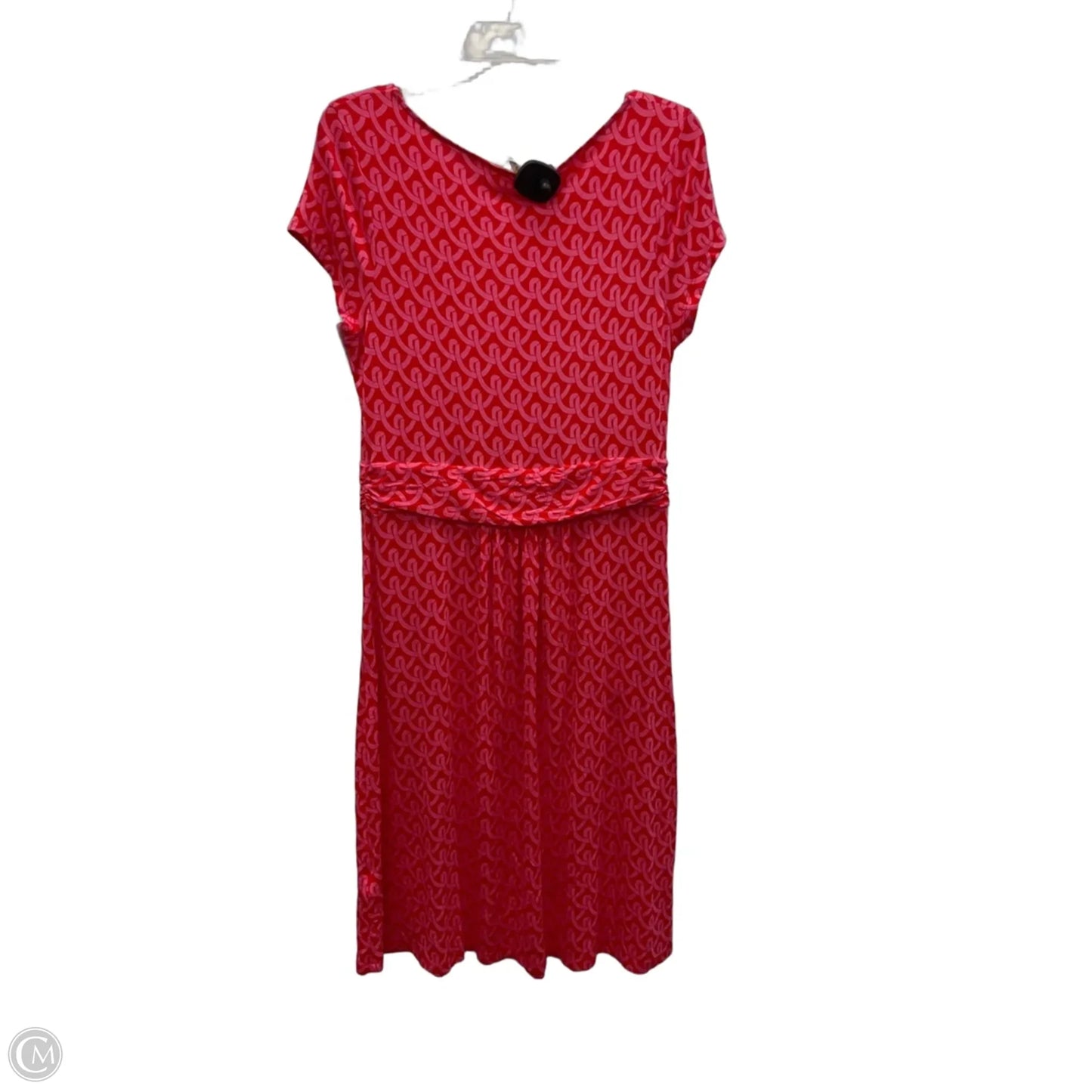 Dress Casual Midi By Boden In Pink & Red, Size: M