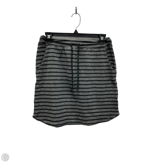 Athletic Skirt By Sundry In Black & Grey, Size: S