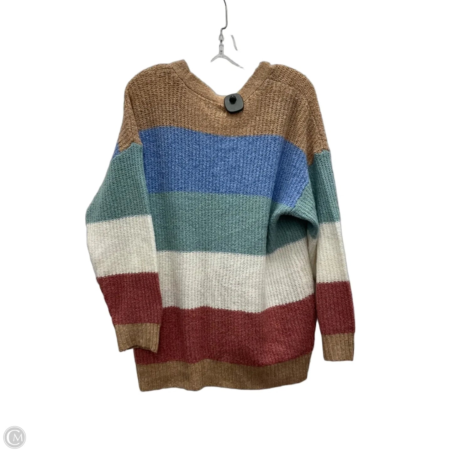 Cardigan By American Eagle In Striped Pattern, Size: S
