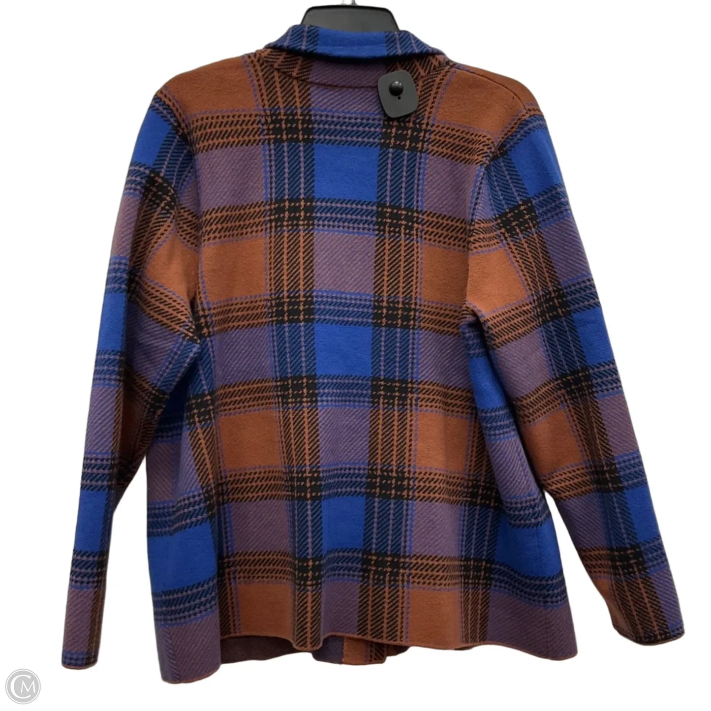 Blazer By J. Jill In Blue & Brown, Size: Lp