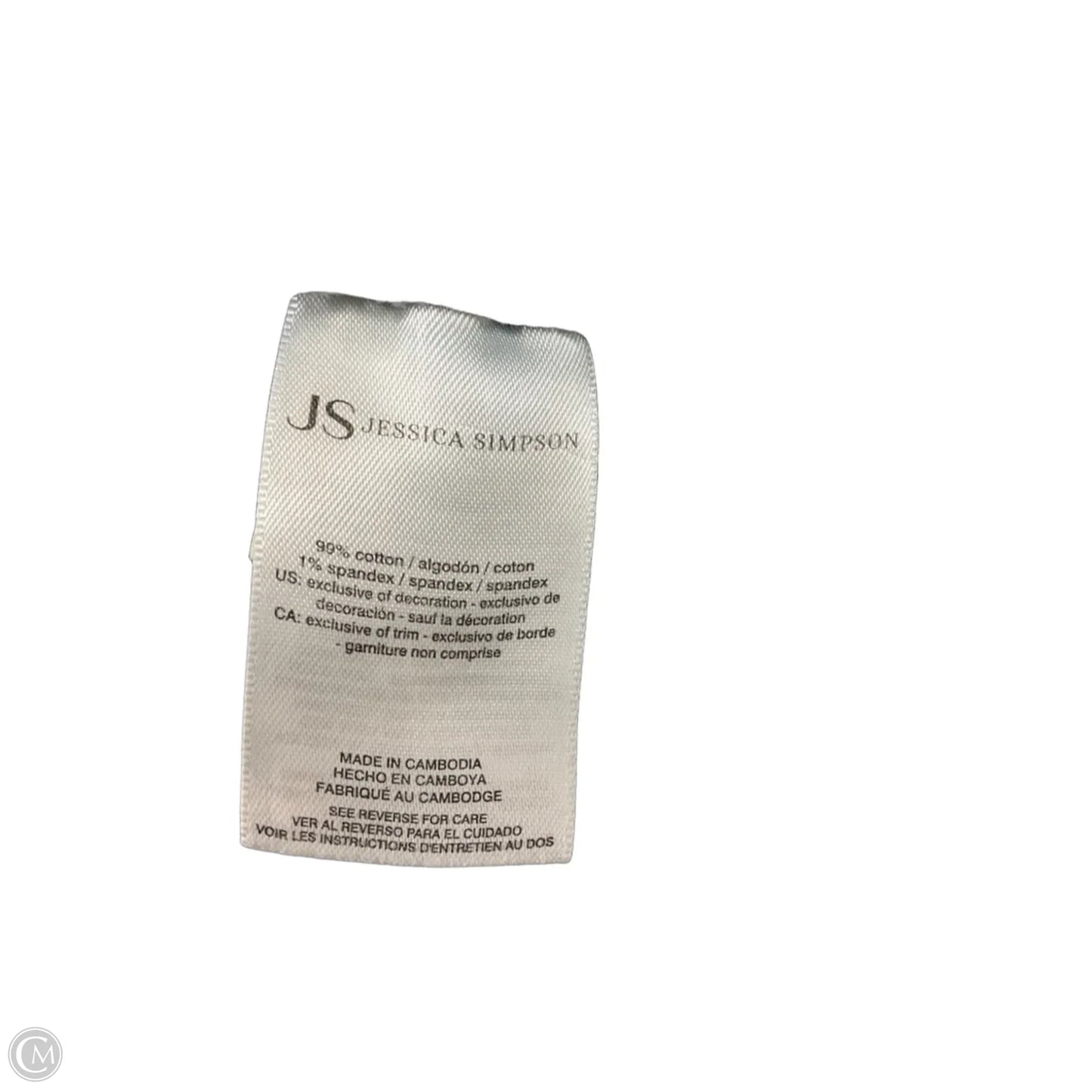 Jeans Wide Leg By Jessica Simpson In Blue Denim, Size: 6
