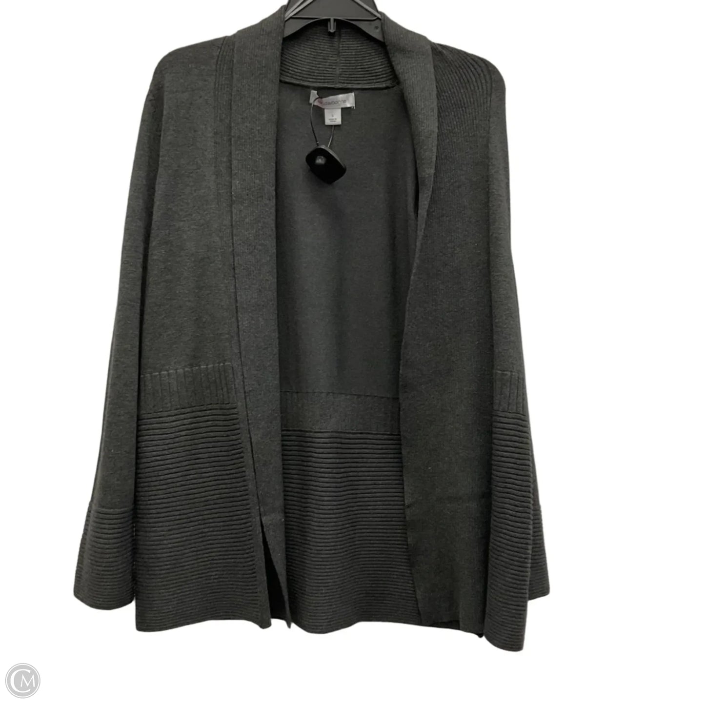Cardigan By Liz Claiborne In Grey, Size: S