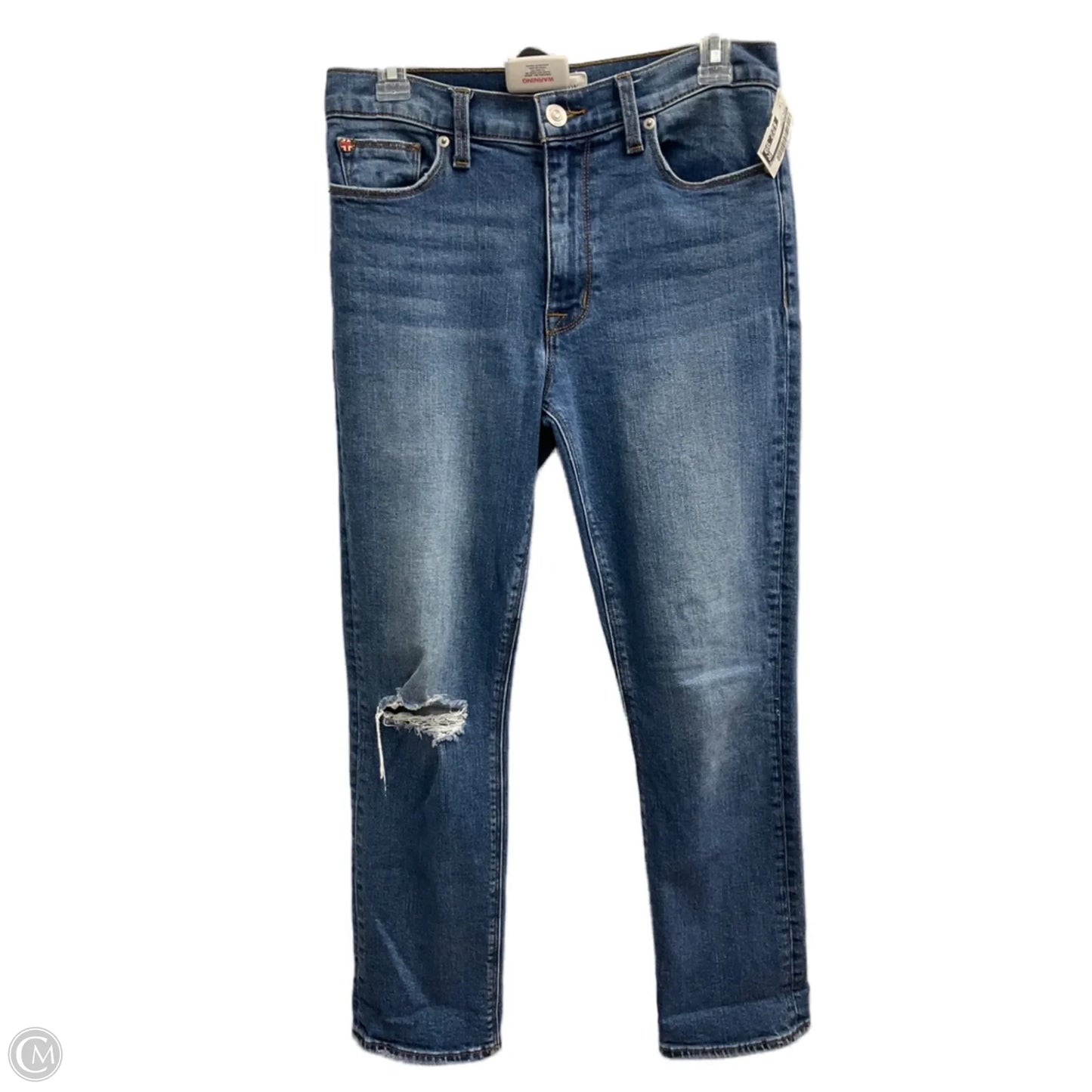 Jeans Skinny By Hudson In Blue Denim, Size: 4