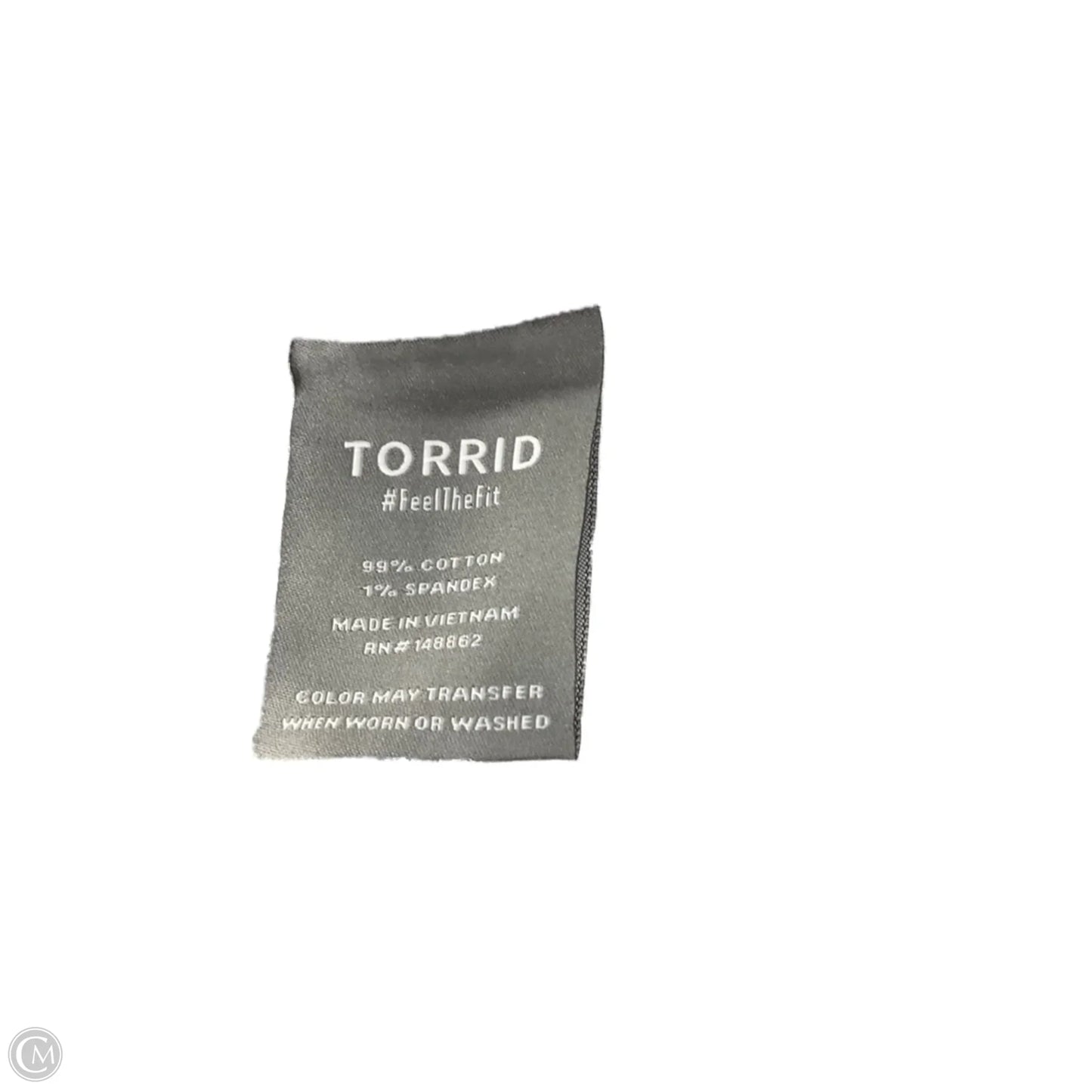 Skirt Mini & Short By Torrid In Blue Denim, Size: 16