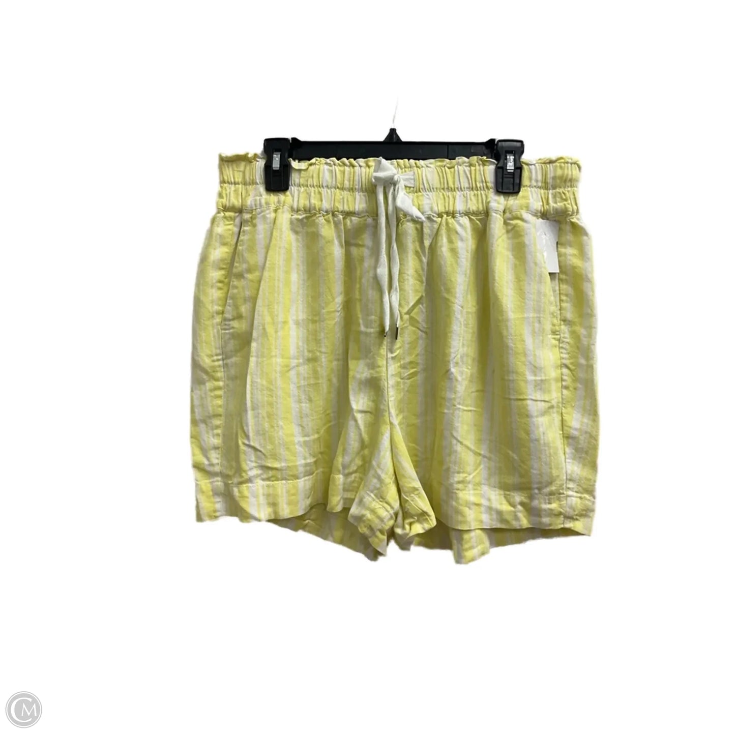 Shorts By Lane Bryant In White & Yellow, Size: Xl