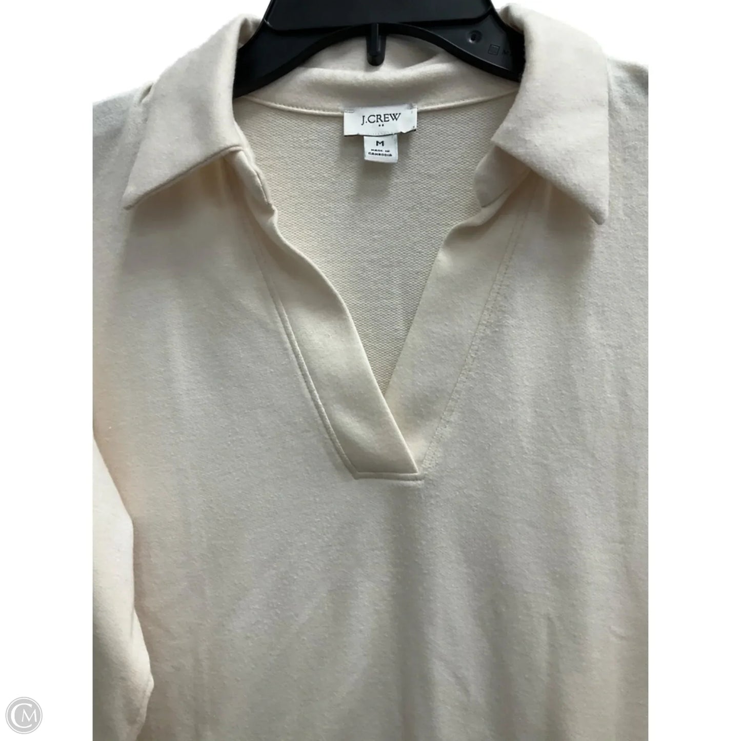 Top Long Sleeve By J. Crew In Beige, Size: M