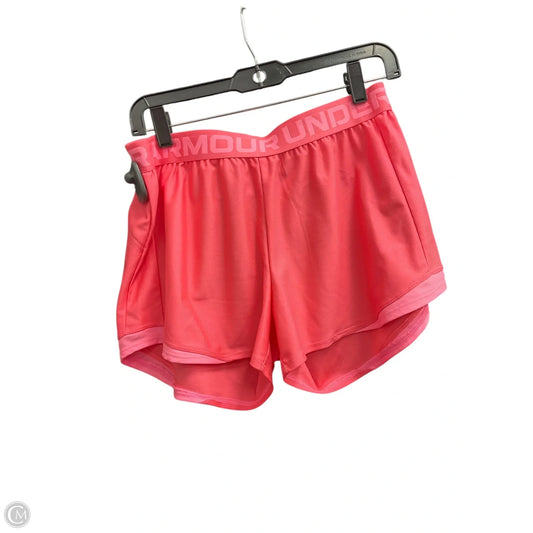 Athletic Shorts By Under Armour In Pink, Size: M