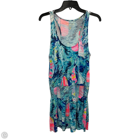Dress Designer By Lilly Pulitzer In Blue & Pink, Size: Xs