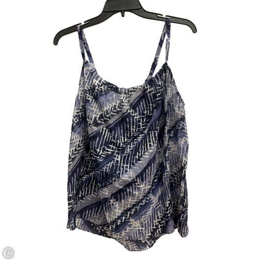 Top Sleeveless By Talbots In Blue & Grey, Size: S