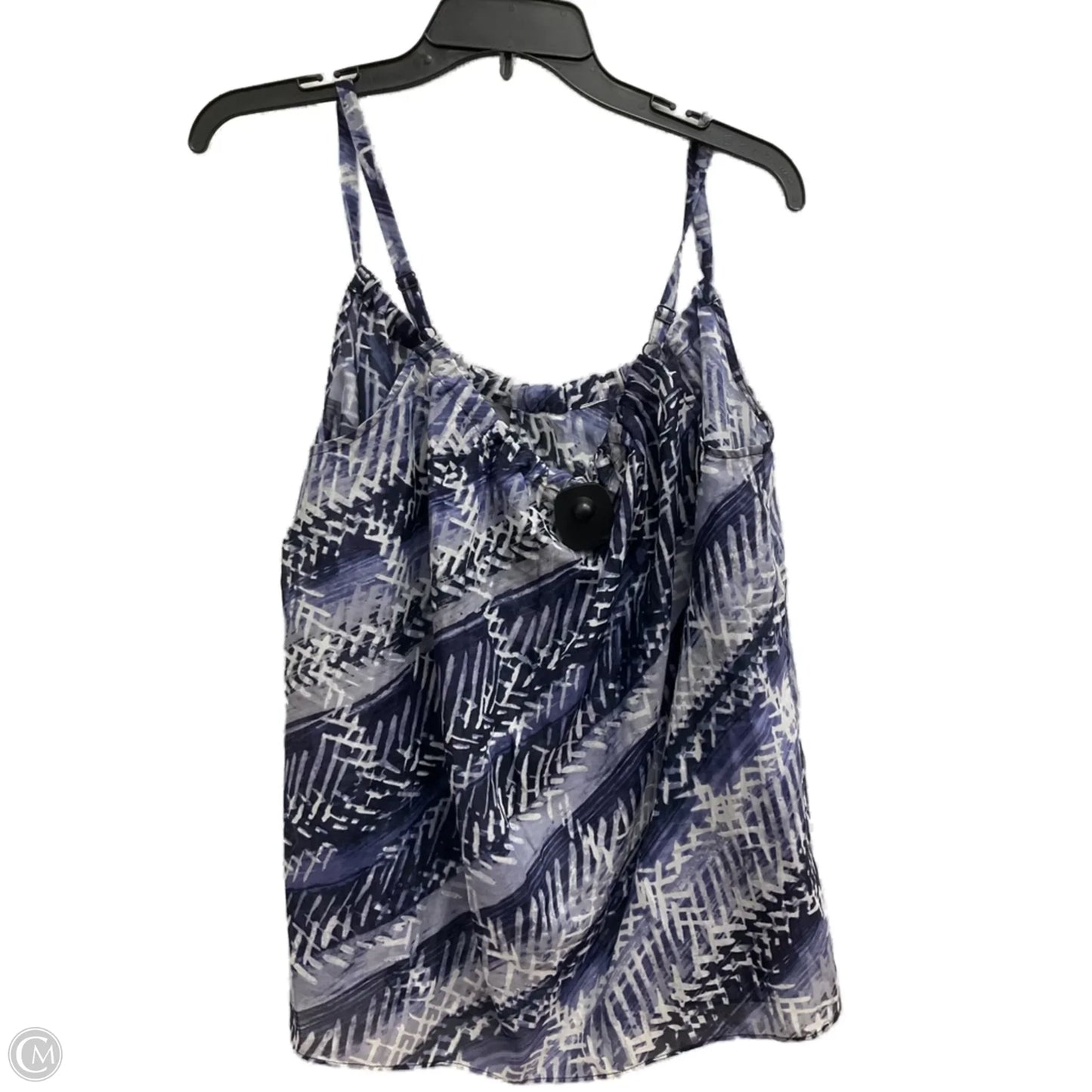 Top Sleeveless By Talbots In Blue & Grey, Size: S