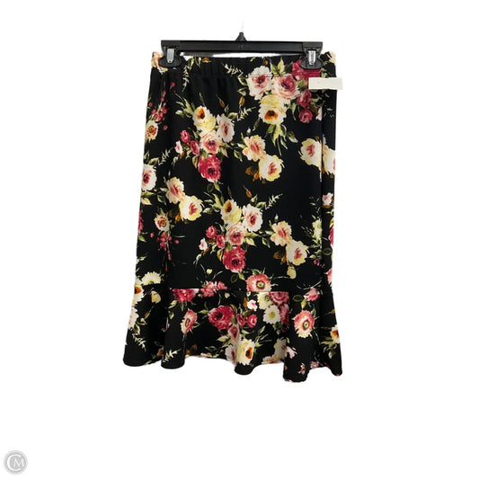 Skirt Midi By Clothes Mentor In Floral Print, Size: Sp
