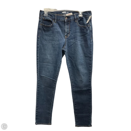 Jeans Skinny By Old Navy In Blue Denim, Size: 10
