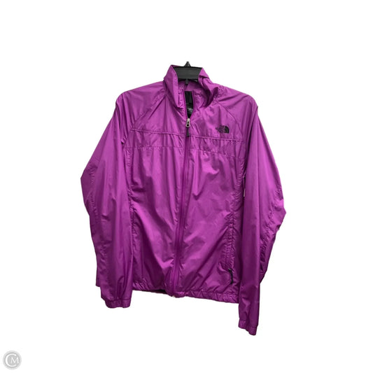 Jacket Windbreaker By The North Face In Purple, Size: L
