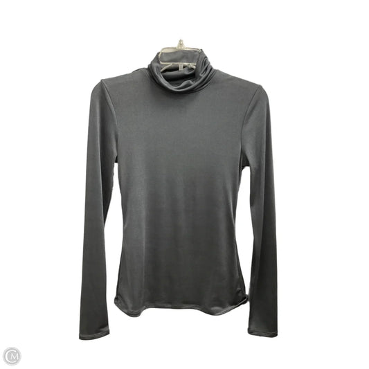 Top Long Sleeve By Bcbgmaxazria In Grey, Size: S