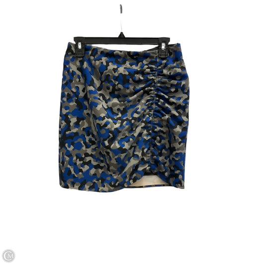 Skirt Mini & Short By Bailey 44 In Blue & Brown, Size: 2