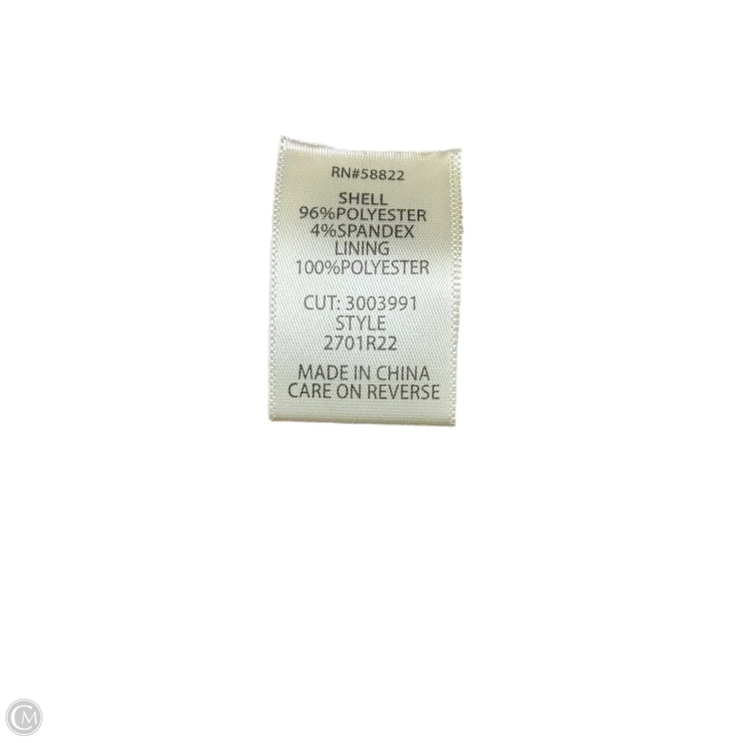 Blazer By Max Studio In Tan & White, Size: Xl