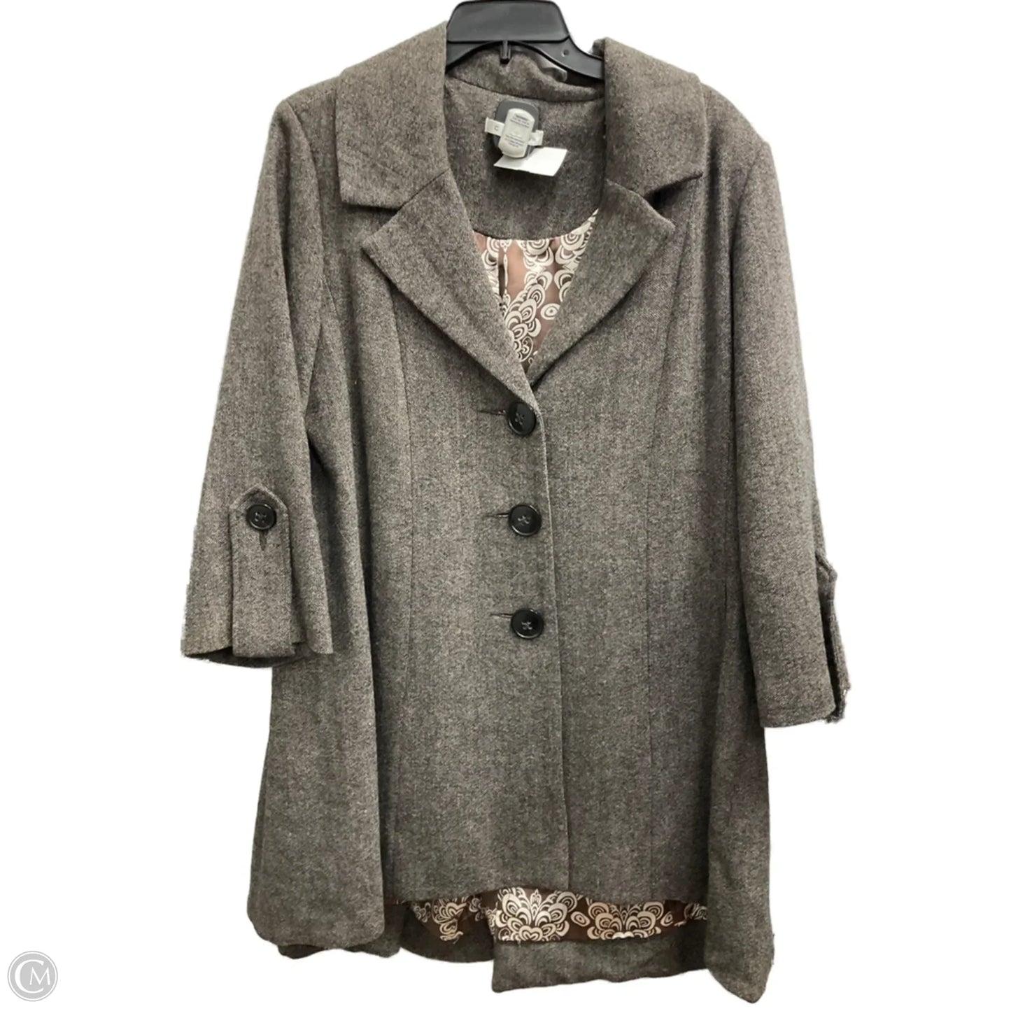 Coat Other By Cabi In Grey, Size: 10