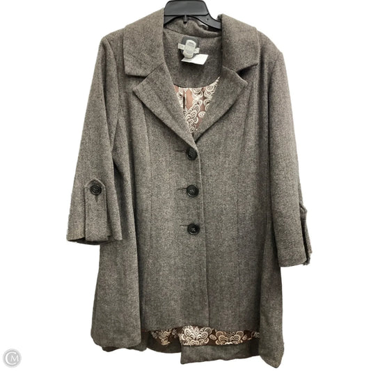 Coat Other By Cabi In Grey, Size: 10