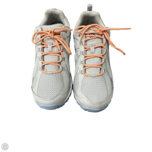 Shoes Athletic By Columbia In Grey & Orange, Size: 8.5