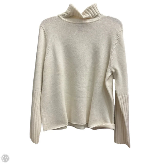 Sweater By Eileen Fisher In Cream, Size: L