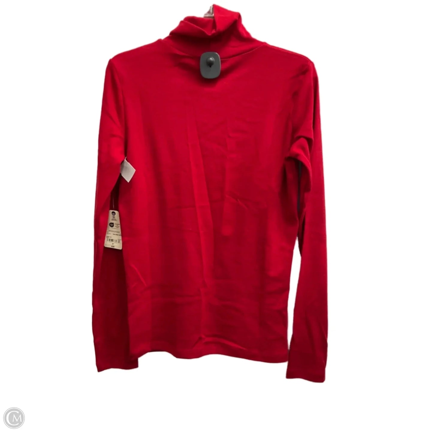 Top Long Sleeve By St Johns Bay In Red, Size: S