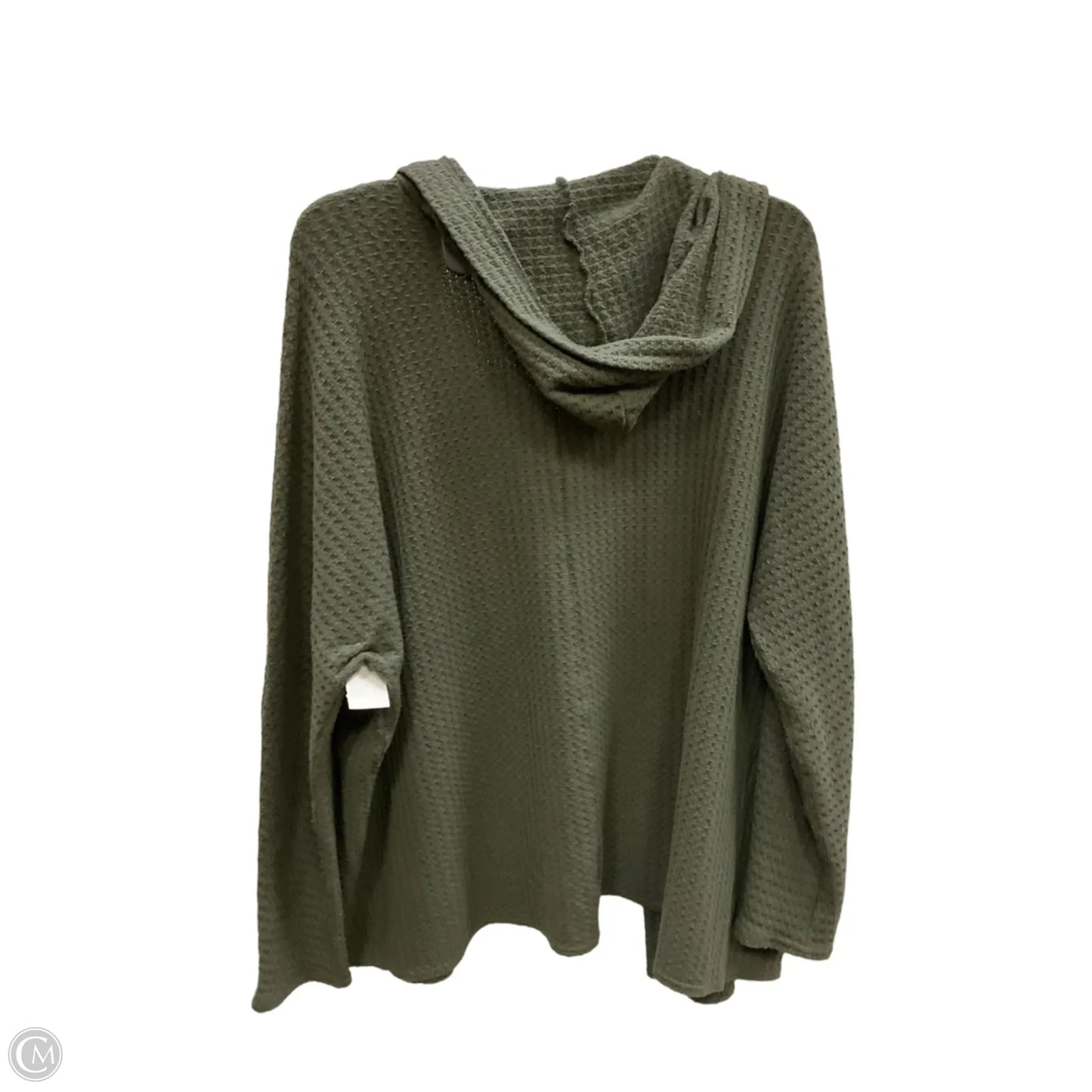 Sweatshirt Hoodie By American Eagle In Green, Size: S