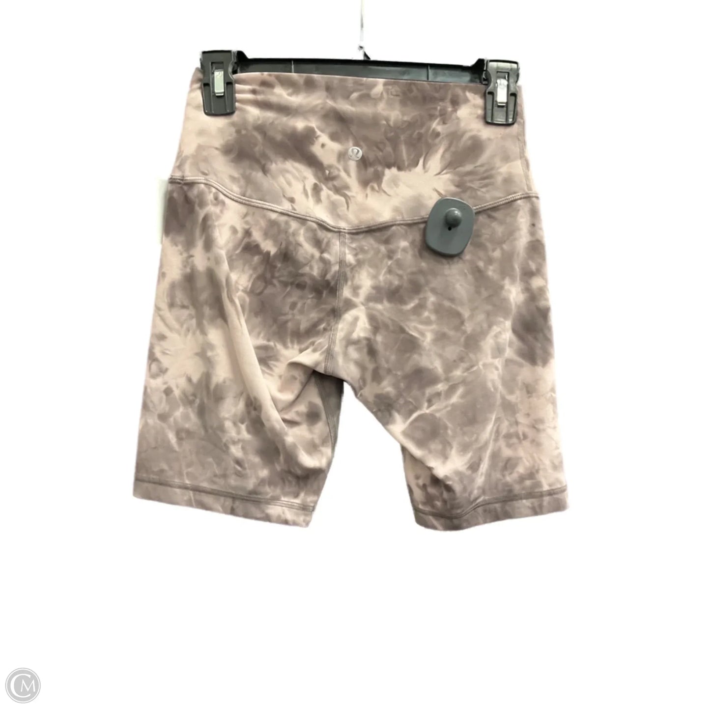 Athletic Shorts By Lululemon In Grey & Pink, Size: 6