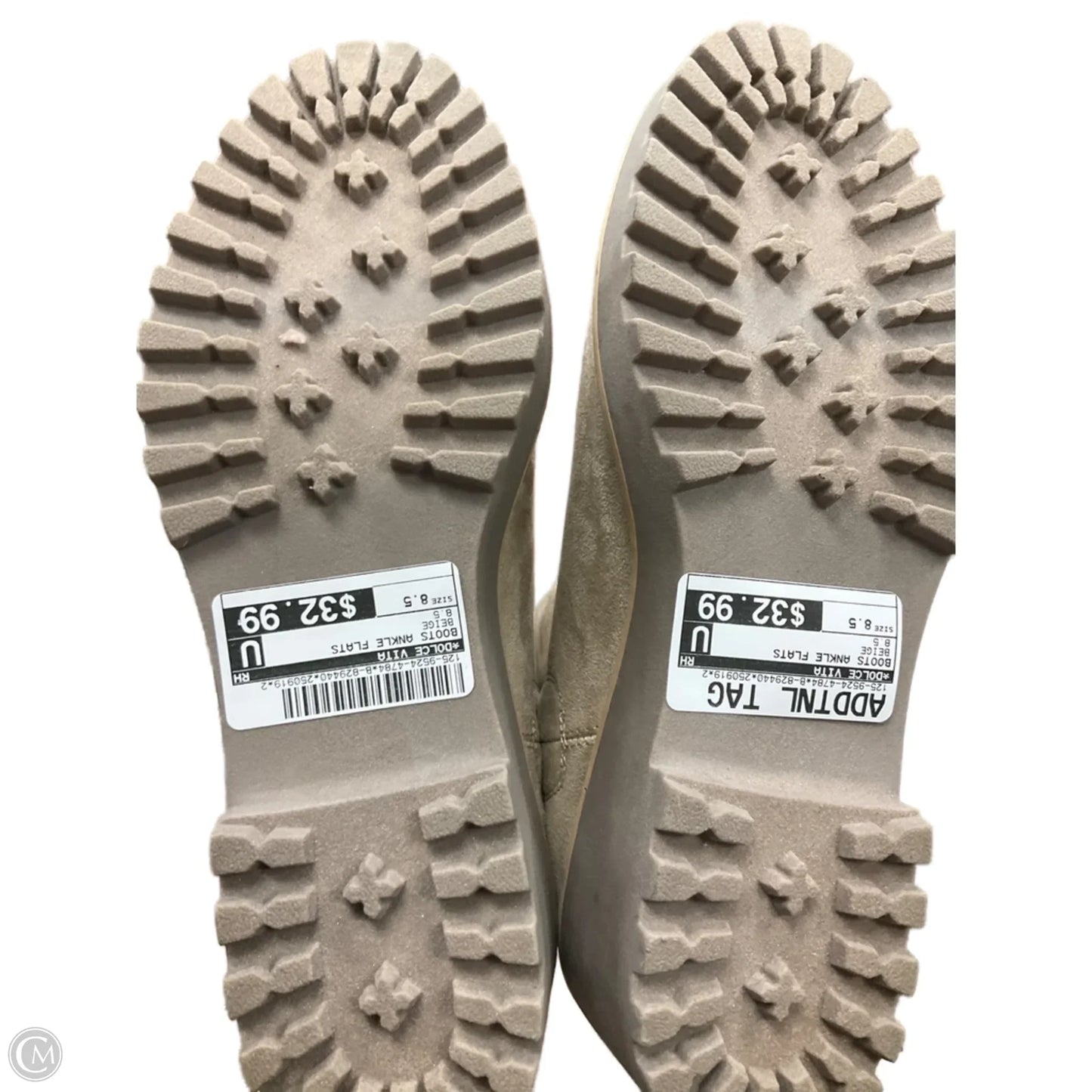 Boots Ankle Flats By Dolce Vita In Beige, Size: 8.5