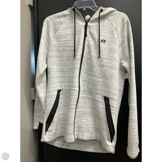 Athletic Jacket By Russel Athletic In Grey, Size: S