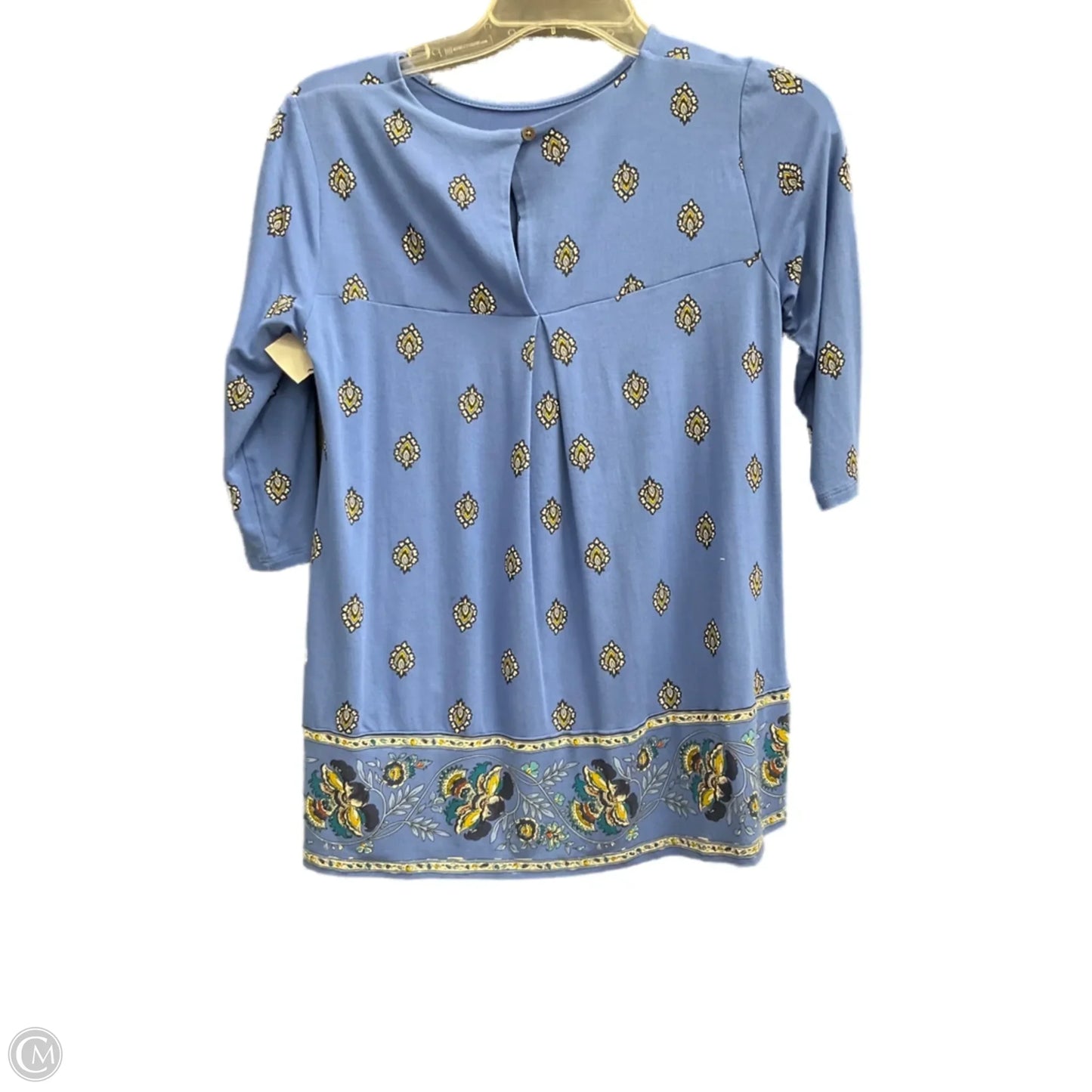 Top 3/4 Sleeve By J. Jill In Blue, Size: Xsp