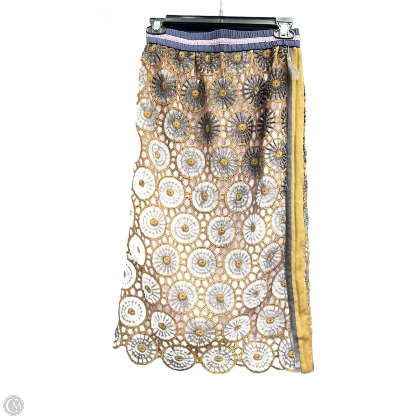 Skirt Midi By Current Air In Brown & Purple, Size: Xs