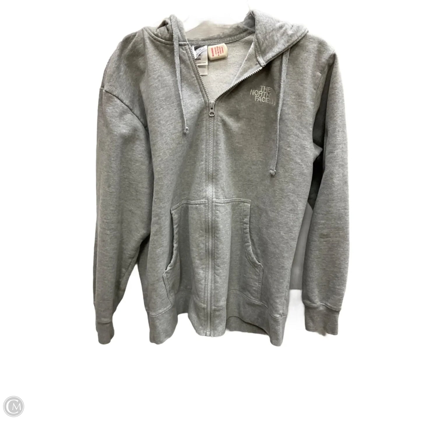 Athletic Jacket By The North Face In Grey, Size: L