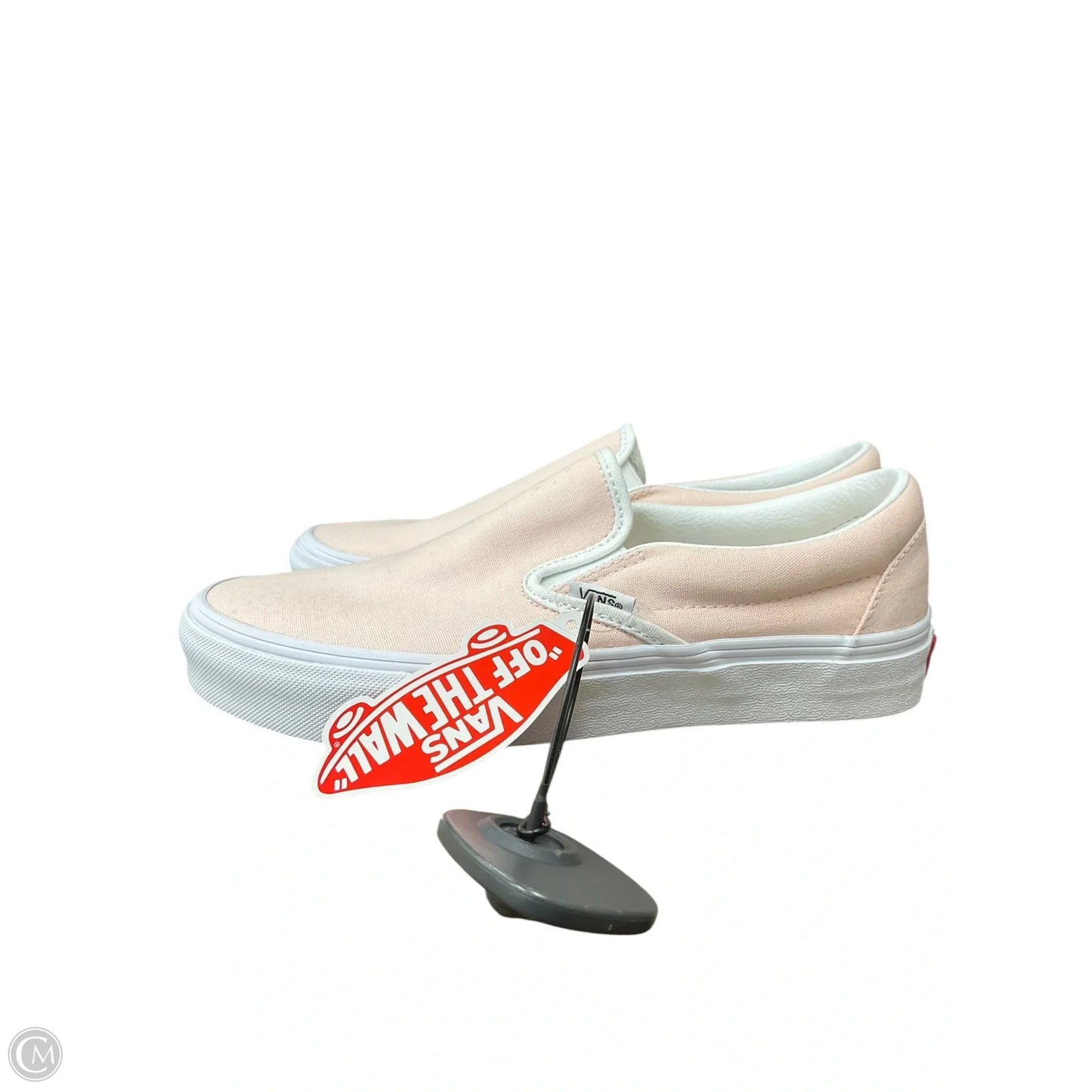 Shoes Sneakers By Vans In Pink & White, Size: 8