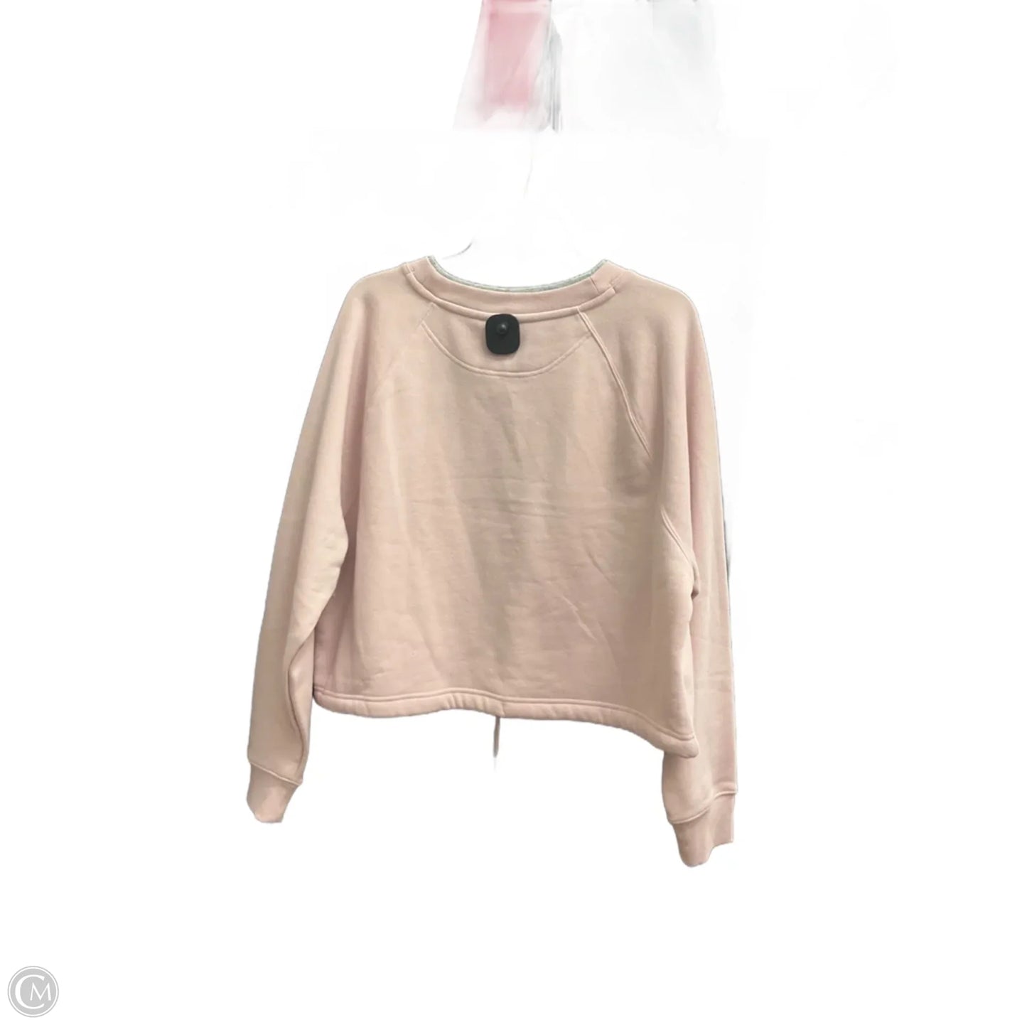 Athletic Top Long Sleeve Crewneck By Champion In Pink, Size: L