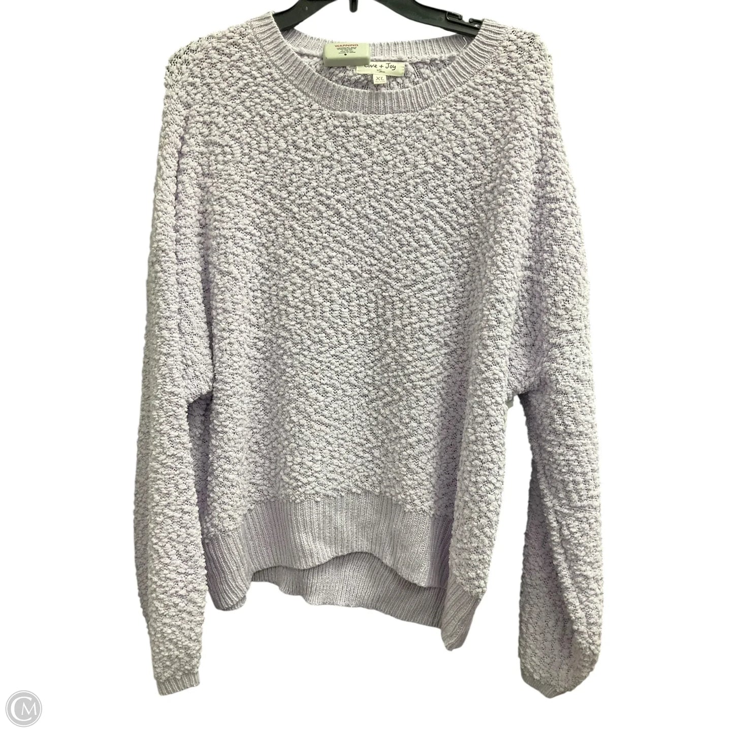Sweater By Clothes Mentor In Purple, Size: Xl