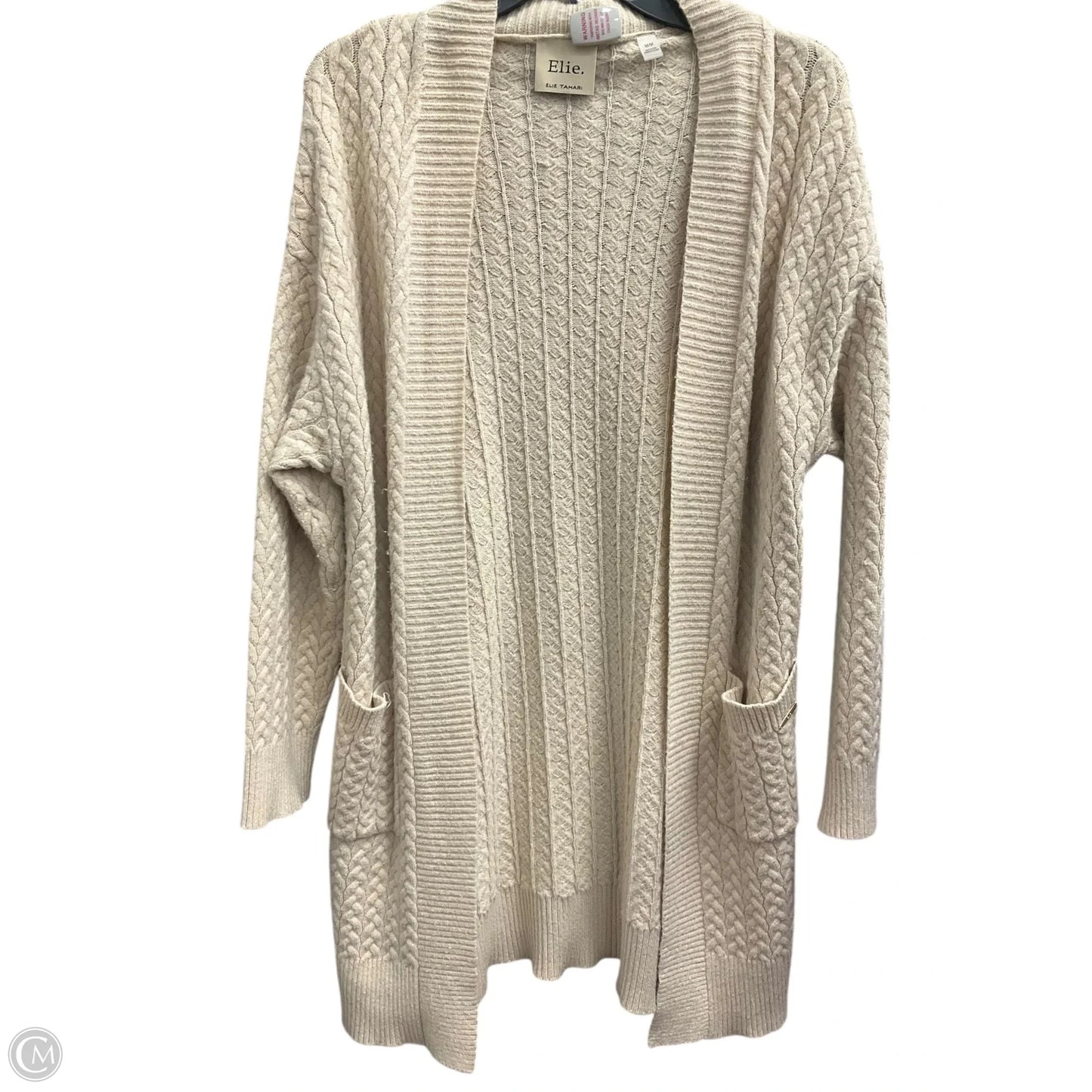 Cardigan By Elie Tahari In Beige, Size: M