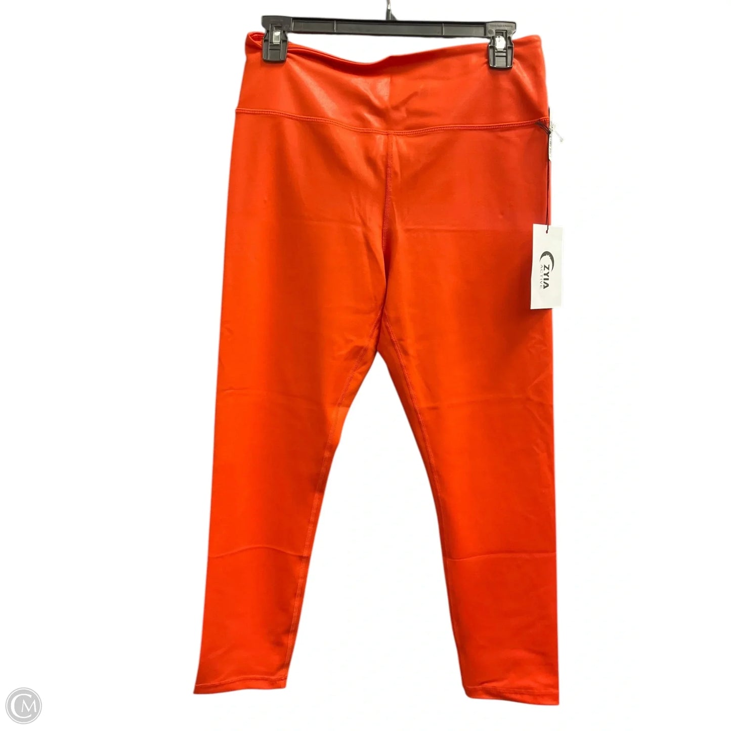 Athletic Leggings By Zyia In Orange, Size: 12