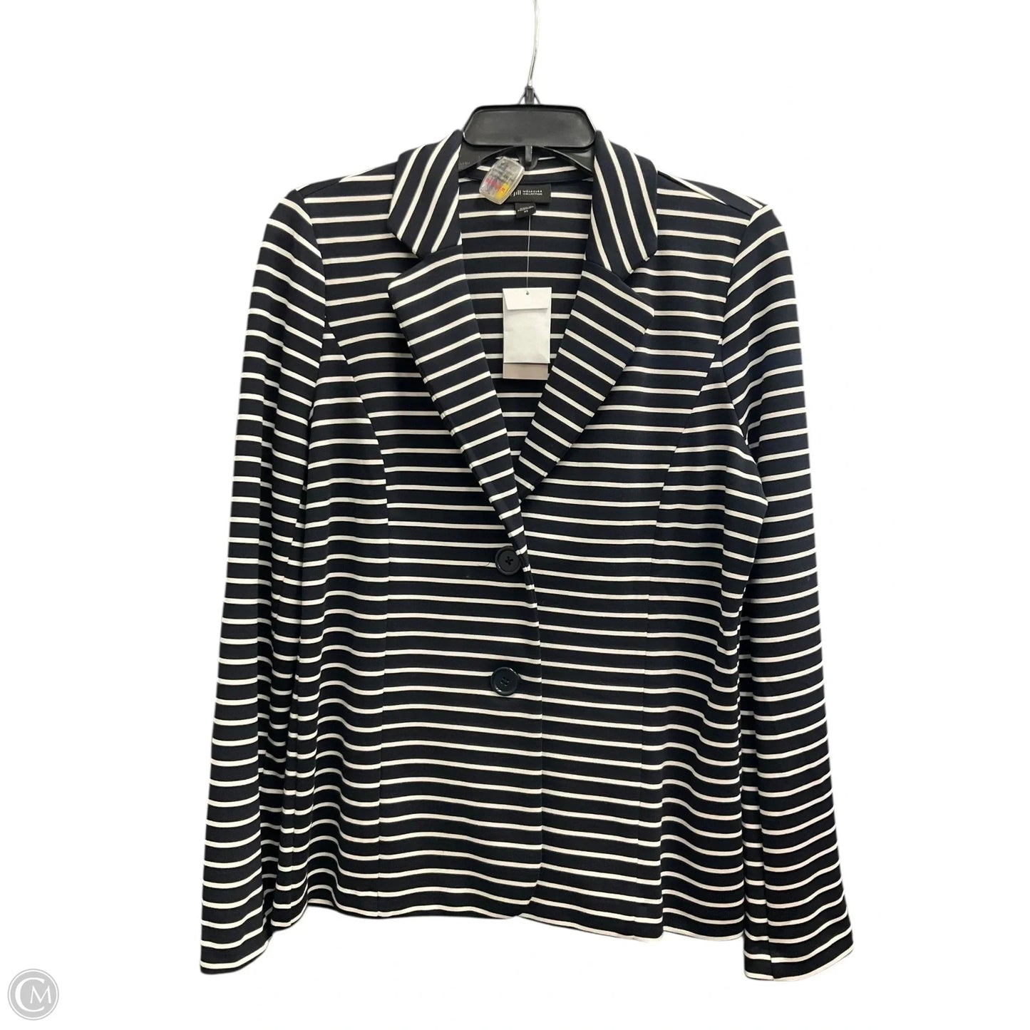 Blazer By J. Jill In Blue & White, Size: Xs