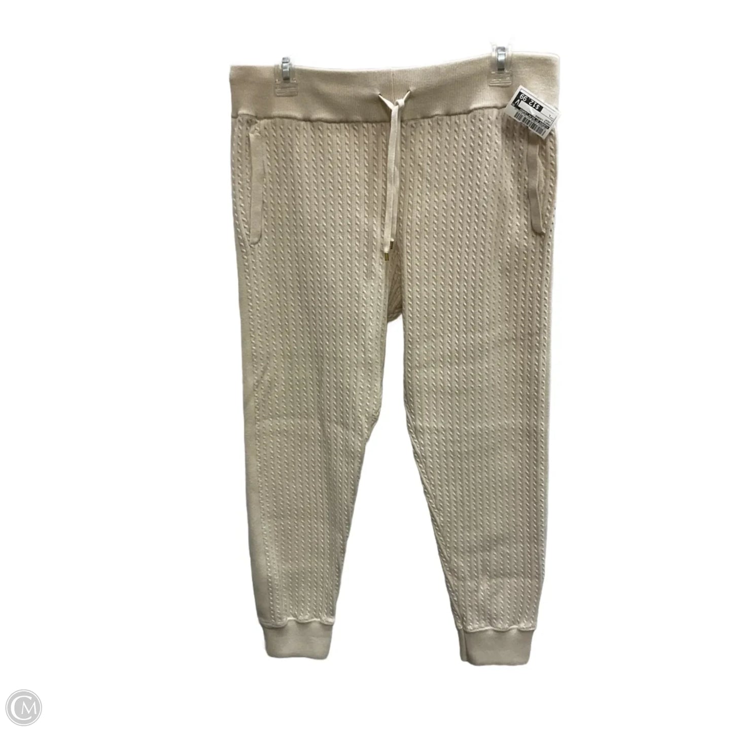 Pants Lounge By Lauren By Ralph Lauren In Cream, Size: L