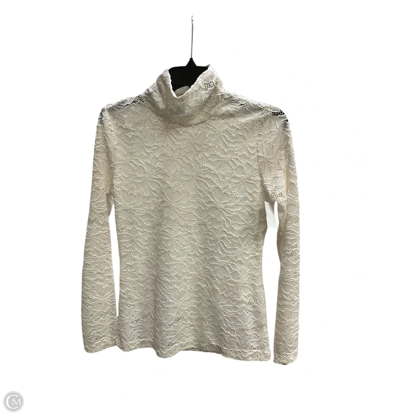 Top Long Sleeve By White House Black Market In White, Size: Xs